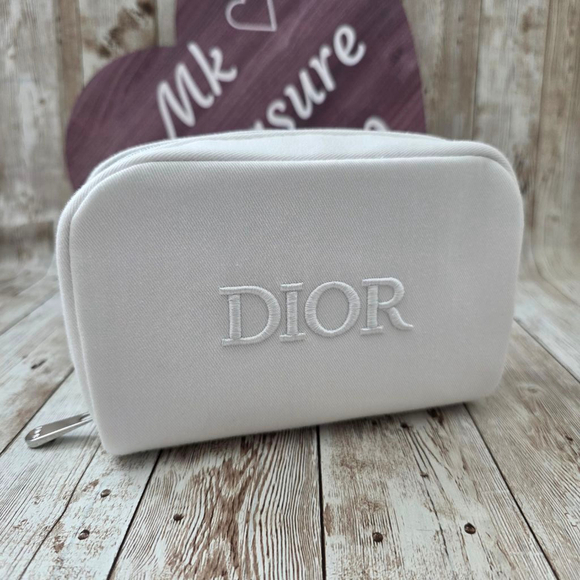 Dior Cosmetic Bag Small White - Picture 1 of 8